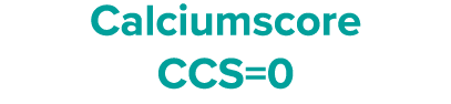 Calciumscore CCS=0 