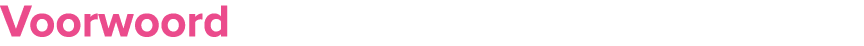 Voorwoord