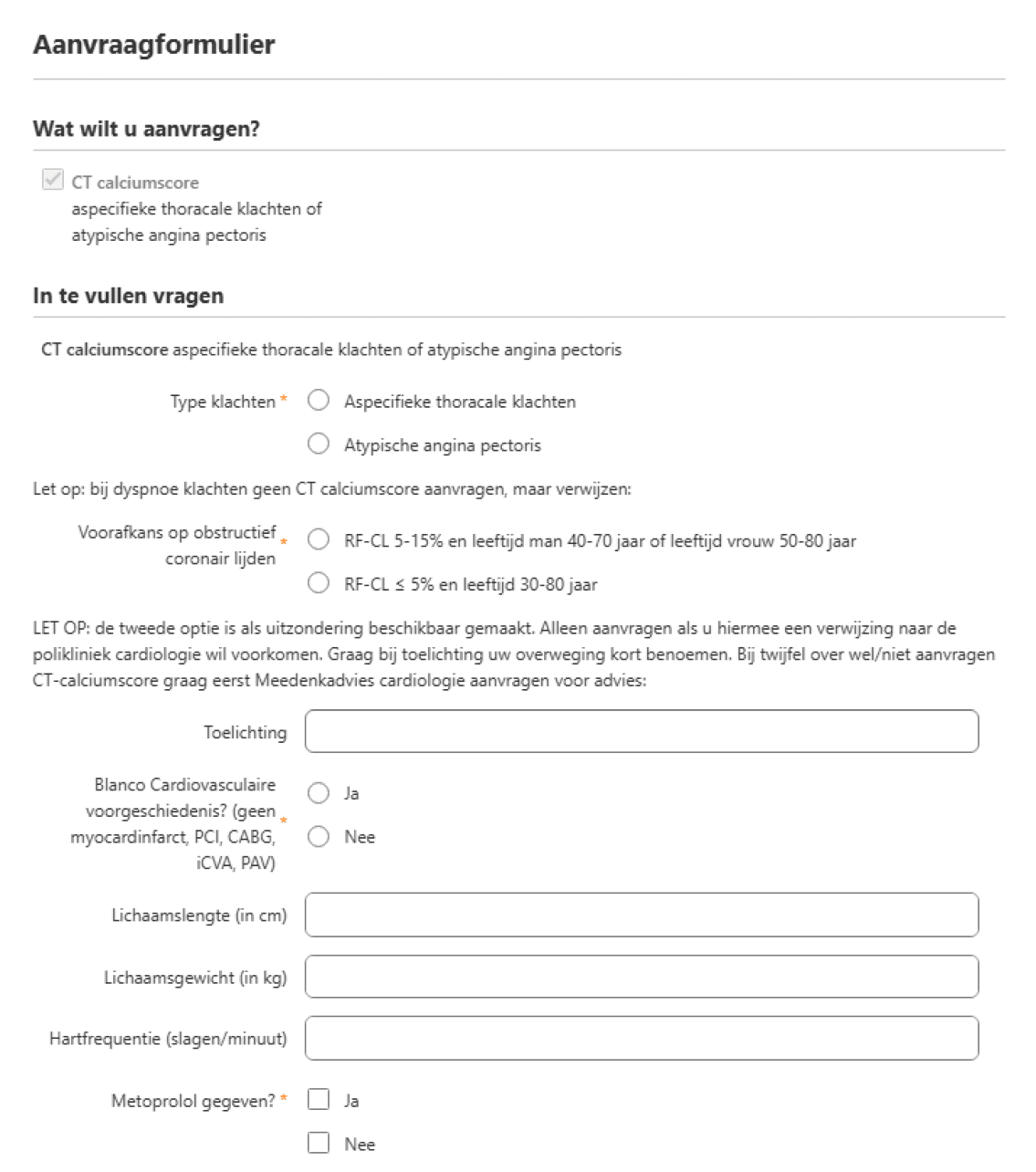 A medical form with a question asking “Wat zal ik doen?". AI generated content